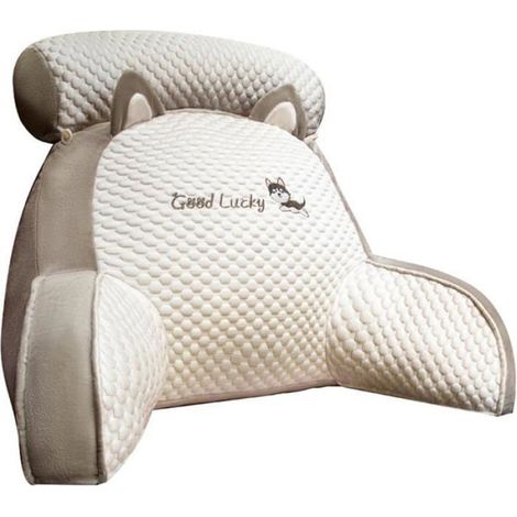Oreiller de lecture 45x20x60 cm - Kaki - Pratique et fonctionnel COUSSIN (1/5)
