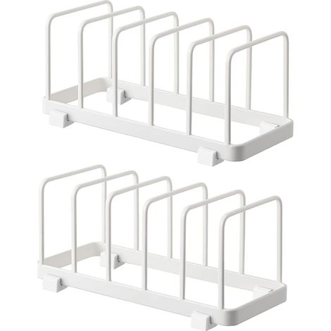 Assiette Organisateur, Égouttoir à Vaisselle (Blanche, 2 Pièces) (1/5)