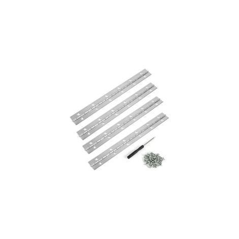 Charnière piano inox, avec caractéristiques : 30CM, 4PIÈCES, Armoire (1/5)