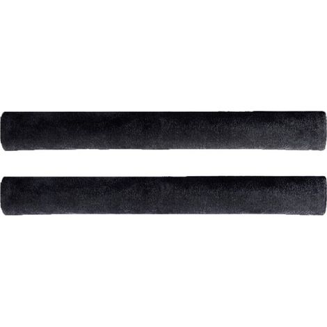 Lot de 2 housses de poignées de porte de réfrigérateur douces et hypoallergéniques, protection universelle pour poignées de four et micro-ondes, noir