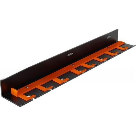 Porte-outils pneumatique pour garage, organiseur mural en fer pour outils pneumatiques, prend en charge un flux de travail efficace avec une accessibilité améliorée et un rangement sécurisé (8 (1/5)
