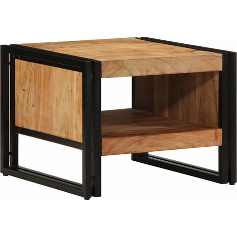 Couchtisch 50x50x38 cm Massivholz Akazie