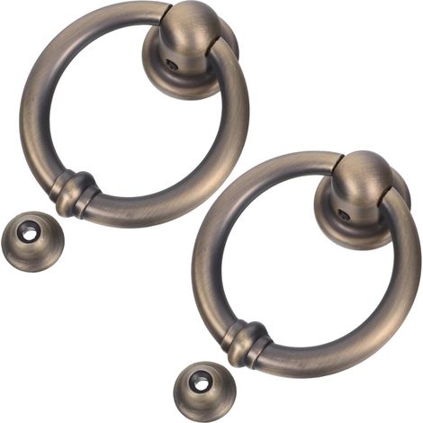 de 2 heurtoirs de porte vintage en alliage de zinc style (1/5)