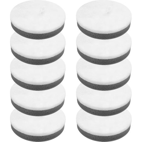 Lot de 4/10 cartouches filtrantes en éponge pour robot aspirateur ECOVACS pour robot aspirateur Deebot X11 OmniCyclone, filtre de rechange pour sols propres dans les maisons avec animaux (1/5)
