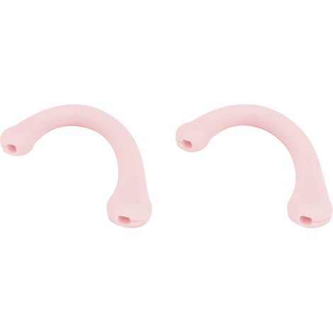 10 Paires de Crochets de Protection d'Oreilles en Silicone Doux, Bâillon de Bouche, Attaches d'Oreilles Confortables - Rose (1/5)