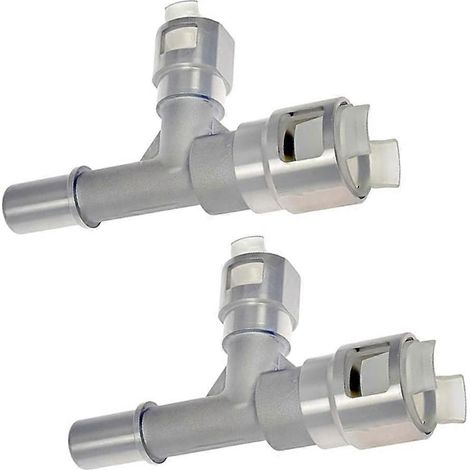 Set mit 2 Metall-Heizungsschlauchanschlüssen (800–413 PS) für Cadillac und Chevrolet – Wasserdichtes Zubehör für motorisierte Außengeräte (1/5)