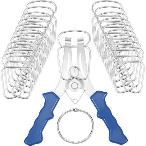 Pince onglet, 22 pièces, inox, pour menuiserie et assemblage (1/5)