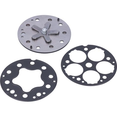ensemble de soupapes de compresseur automobile en métal pour modèle SD508 5H14 (pièces/ensemble). (1/5)