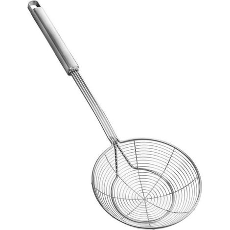 Louche en toile d'araignée en acier inoxydable, écumoire de cuisson (1/5)