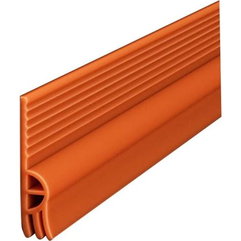 2M Washable Door Sealing Tape, Corrugated Design (Orange) (1/5)