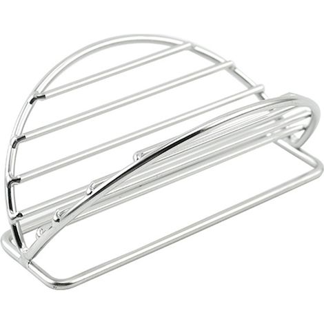 Grill Rack - Stainless Steel Rib Rack for Vertical Cooking - Compatible with Smokers Kamado and Large Grills - 14 x 10 x 8 cm - 1 Piece (1/5)