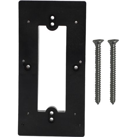 Support de sonnette vidéo multifonctionnel, Fixation souple, support universel pour la plupart des marques, noir (1/5)