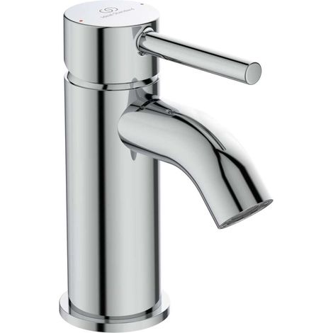 Ideal Standard CeraLine - Miscelatore da lavabo con sistema di scarico Click-Clack, cromo BC192AA