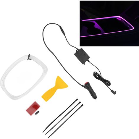 (T04) RGB-LED-Neon-Innenbeleuchtungsset für Tesla Model 3 und Model Y (Mittelkonsole) (1/5)