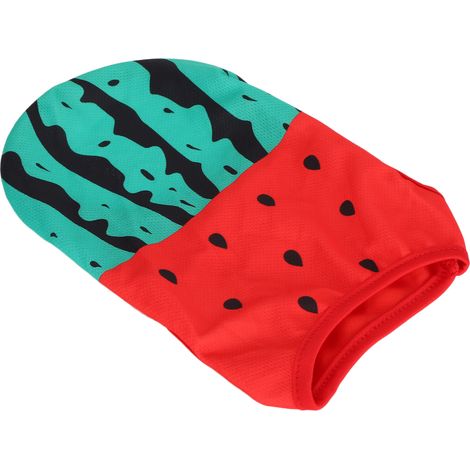Vêtements d'été pour animaux de compagnie, motif pastèque, gilet pour chien cochon, t-shirt léger sans manches, non collant (Pastèque XL) (1/5)