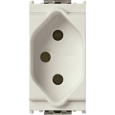 VIMAR - 16226.B Presa 2P+T 10A svizzero tipo 13 bianco
