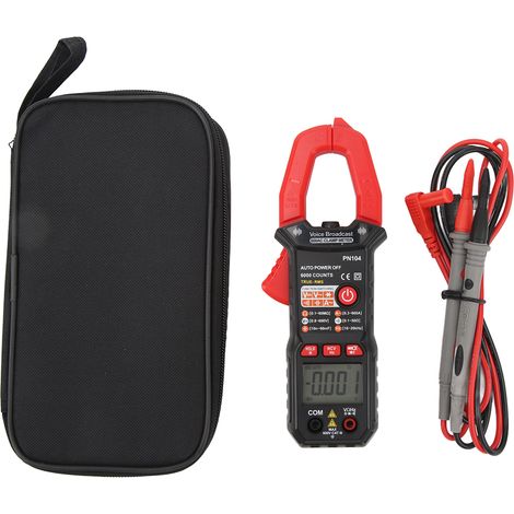 Clamp Multimeter Full Automatic Clamp AC DC Current Voltage Resistance Frequency Meter Voltmeter Ammeter