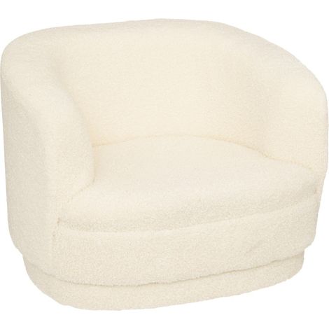 Silla para niños - rizada - blanca - Atmosphera créateur d'intérieur (1/4)