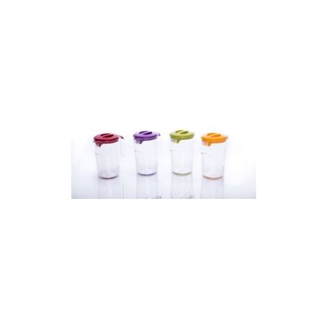 Ecoplast Caraffa con Coperchio (12,5x16,2x20cm) - Confezione 1 Pezzo (Colori Assortiti) - (1/3)