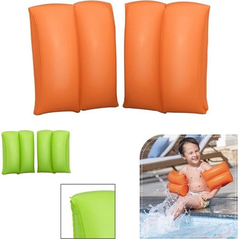 TRADE SHOP - Braccioli Gonfiabili Per Bambini Summer Essential 25x20 Cm 2 Camere D'aria 2 Colori 32325 - (1/4)