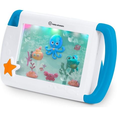BABY EINSTEIN - Luz Nocturna Portátil Sea Dream, Acuario Bebé Portátil, Luz Nocturna Musical y Lumínica para Silla de Paseo