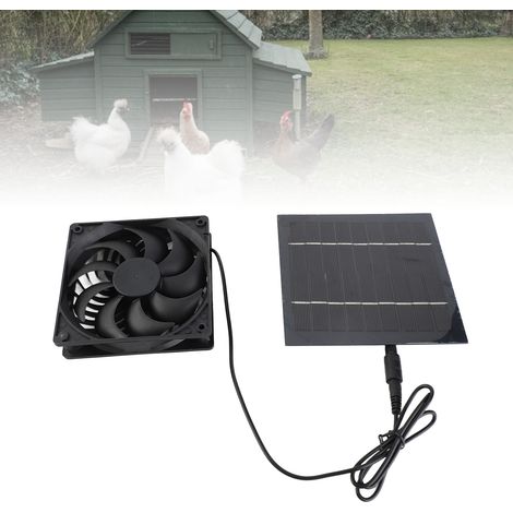Kit de Ventilateur à Panneaux Solaires pour Poulailler - Ventilation Écologique pour Animaux (1/5)