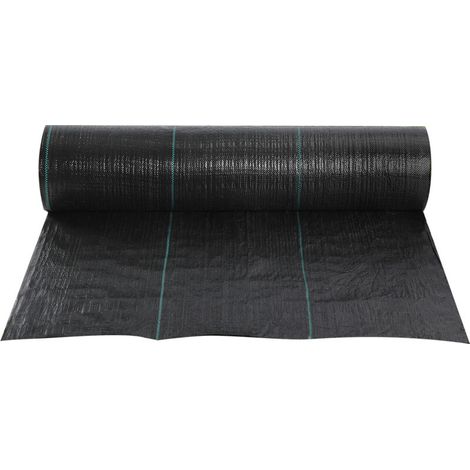 1 m x 91 m Mulchgewebe, Geotextil, Mulchplane, Geotextil, Unkrautvlies, wasserdurchlässiges Gewebe, UV-beständig, Anti-Nachwuchs – Unkrautvlies (2,4 oz)