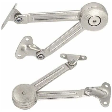 2 Pièces Ascenseur Réglable de Charnière de Support Meuble Armoire Meuble,Pour Armoires, Dessus de Placard, Portes de Meubles, Charnières de Support de Levage