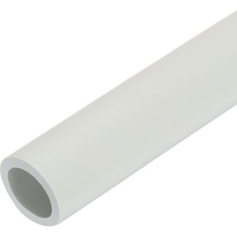 Tube d'Isolation en Mousse 50cm, Conduits Isolants Conservation Chaleur ID 25mm OD 35mm, Isolant Tuyau Caoutchouc Extérieur pour Support Poignée Chauffage Tube Climatisation, Blanc (1/5)
