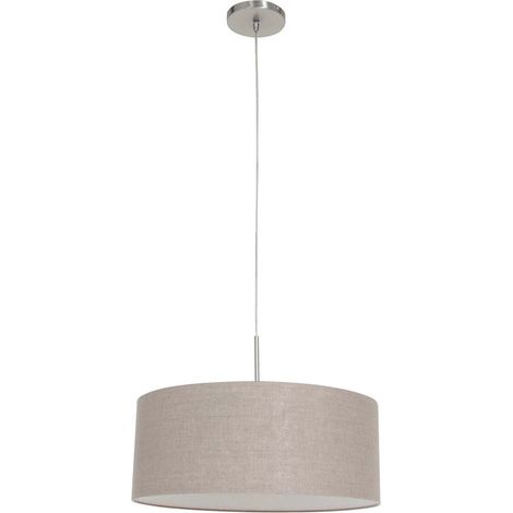 Suspension - gris - Sparkled Light - métal textile - Ø 50cm - E27 (1/5)