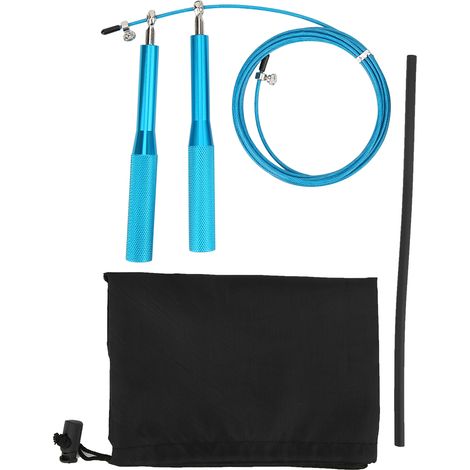 Corde À Sauter En Acier - Roulements Métalliques - Poignées En Alliage D'aluminium - Pour Fitness Et Boxe - 1 Pièce (1/5)