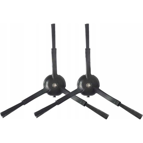 Spazzole laterali per RoboRock s50, s6 s8, s8 Ultra Revo Q Mop 2 Pro - Nere (1/5)