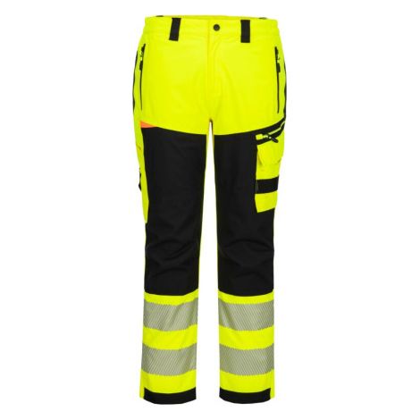 Pantalón impermeable DX4 de alta visibilidad PORTWEST DX448 28 Amarillo/Negro