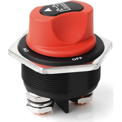 coupe batterie 12v 300A moto Isolation de la batterie 32VDC max Onoff 2P SPST Mini commutateur coupe voiture