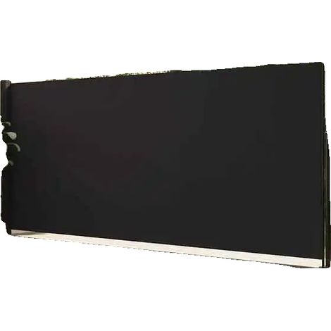 Store rétractable, hauteur 160 cm, largeur 600 cm, tissu polycoton durable, protection UV, adapté pour les patios (1/5)