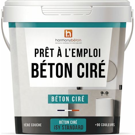 Béton ciré prêt à l'emploi standard - 10 kg 17.Anthracite - Harmony Béton