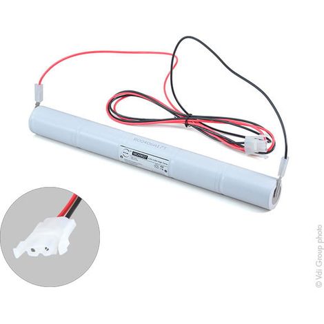 NX - Batterie eclairage secours 5xD ST4 + AMP 6V 4Ah (1/4)