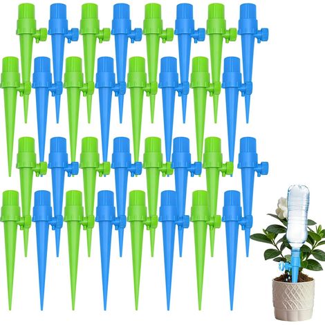 32 Pièces Irrigation Goutte à Goutte Set, Arrosage Goutte a Goutte, arrosage plante interieur pour Intérieur Extérieur Vacances, Pour Plantes en Pot Vacances (32pcs) (1/5)