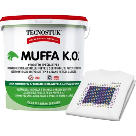 Kit antimuffa 3 l con t-shirt esclusiva cromika e design vivace misura large - l - confezione 1 (1/5)