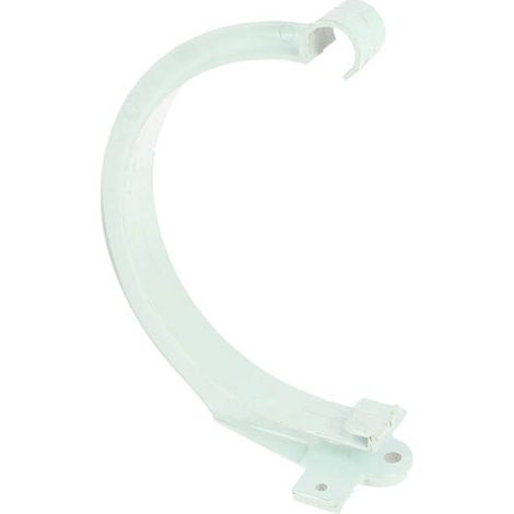 Crochet bandeau plastique LG33 blanc (1/4)