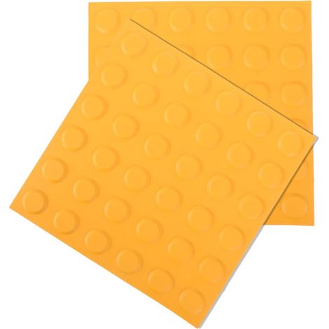 Tuiles Aveugles Sensorielles Tactiles et Design Esthétique Installation Facile 2pcs en Pvc pour Chemin Intérieur pour Personnes Malvoyantes (1/5)