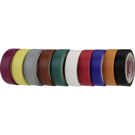 COROPLAST Isolier-Band, Isoband Klebeband 10 Rollen 15 mm x 3,3 m