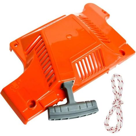 Démarreur Rembobinage - Pour Tronçonneuse 50 51 55 - Compatible Husqvarna - Plastique Rouge - 22 x 17,5 x 3,5 cm - 1 Pièce (1/5)