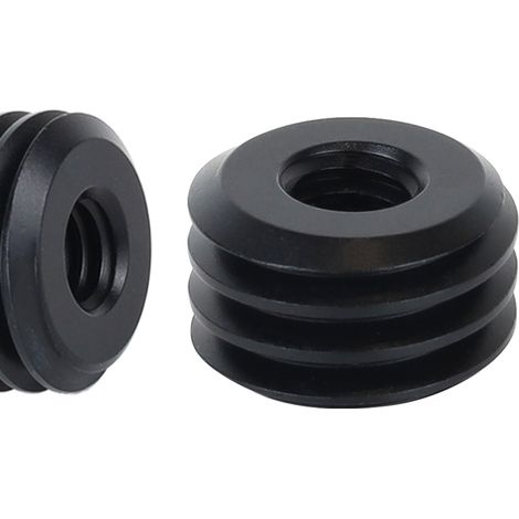 Adaptador reductor de 1/4" a 5/8" para trípode, color negro, para lámpara, 9 mm (1/4)