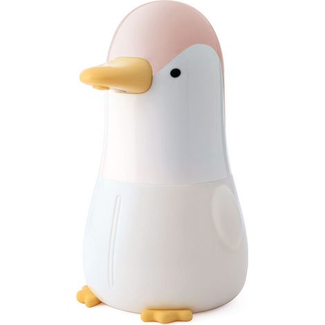 SABIR Distributeur de Savon Automatique sans Contact, Distributeur de Désinfectant Mains avec Capteur Infrarouge, USB Enfants Distributeur Savon Mousse pour Cuisine Salle de Bain Bureau école Pink (1/5)