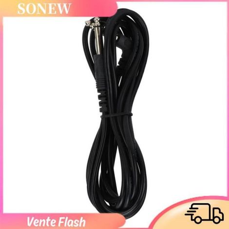 Sonew Câble ampli guitare Câble d'ampli guitare cordon de raccordement pédale d'effet connecteur fil Tête droite et tête inclinée (1/5)
