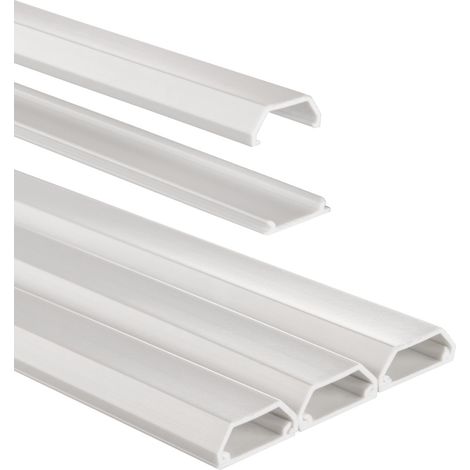 Hama 00220981 Goulotte de câble (L x l) 1 m x 21 mm 3 pc(s) blanc (1/2)