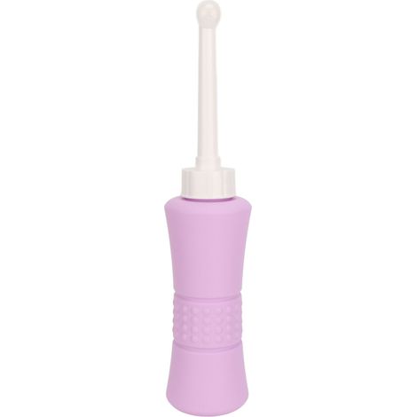 Douchette bidet portable multifonctionnelle avec coude à 75°, étanche, 14 trous, pour femmes (1/5)