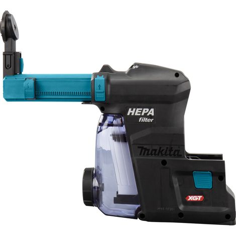 Makita – Aspirateur professionnel avec filtre HEPA H13 – Capacité 400 ml – Éclairage LED – Pour perçage sans poussière – 191E604