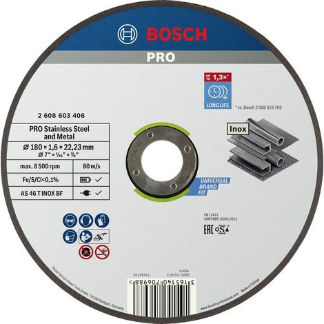 Disco da taglio Bosch Expert alluminio 180 mm (1/4)